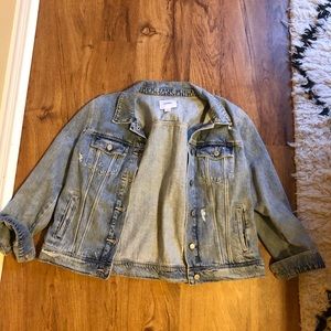Distressed Jean Jacket